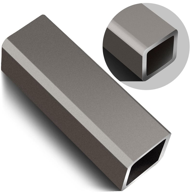 Zonon Square Hot Rolled Steel Tube, 2" x 2", 1/4" Wall Thickness, 6" Length Steel Square Tubing for Industrial Accessories - Image 1